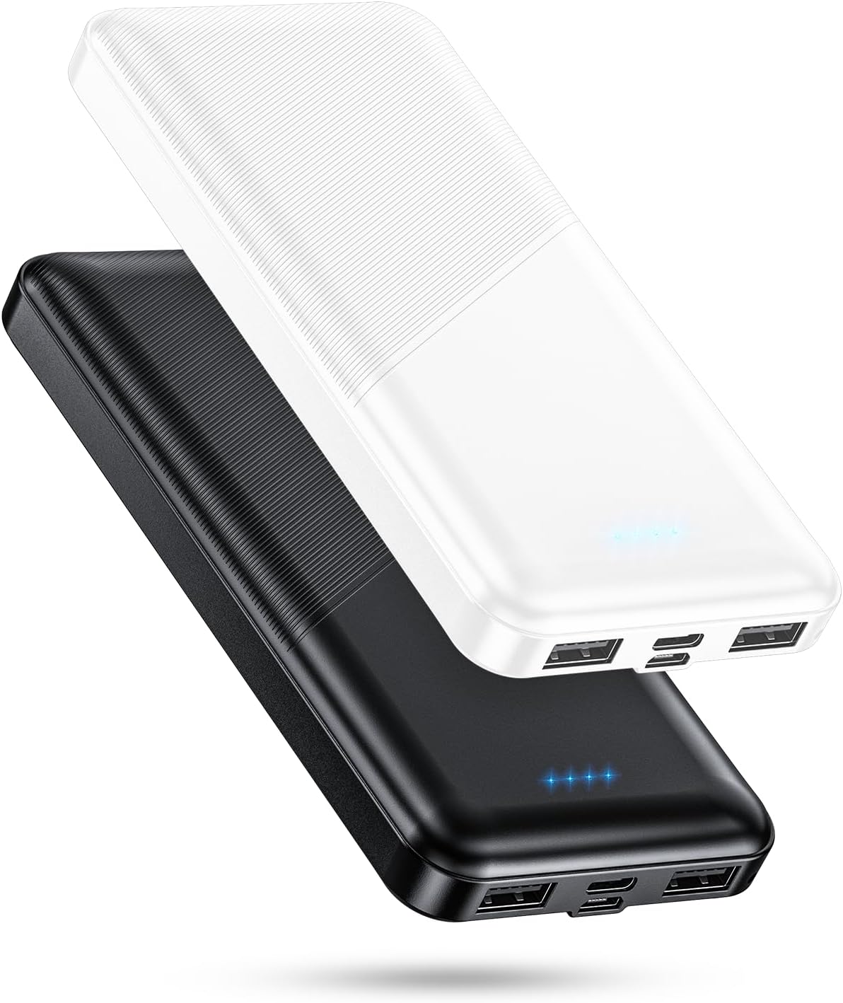 Feeke Portable-Charger-Power-Bank - 2 Pack 15000mAh Dual USB Power Bank Output 5V3.1A Fast Charging Portable Charger Compatible with Smartphones and All USB Devices-0