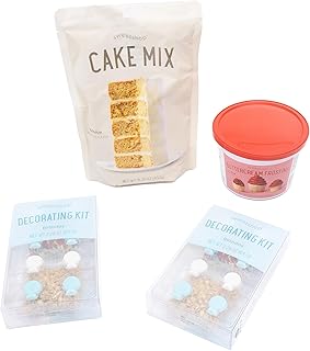 Sweetshop Birthday Cake and Cupcake Kit Classic, Cake Cupcake Grocery Gournmet Food Pantry Staple Delicious Treat Tasty Yummy DIY Bake Cook Baking Sugar Baking Mixes Frosting Decorate Chocolate