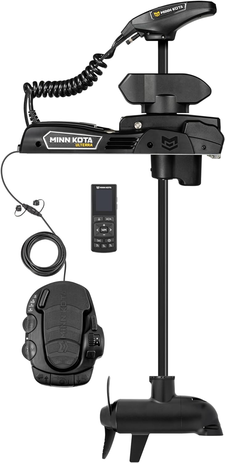 Minn Kota 1358540 Ulterra Quest 90/115 lb. Thrust, 45" Shaft, Dual Spectrum Chirp Sonar, Wireless Remote-0