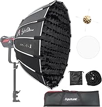 Aputure Light Dome Mini III Softbox,Bowens Mount Octagonal Softbox Quick-Setup Soft Light Modifier for Video Light Aputure Amaran 200/100/300c/150c/60d s/60x s