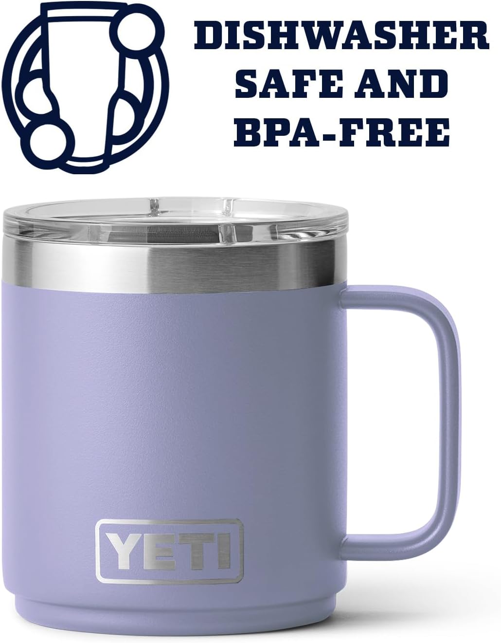 YETI Rambler 10 oz Stackable Mug, Vacuum Insulated, Stainless Steel with MagSlider Lid-3