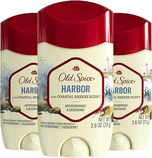 Old Spice Antiperspirant Deodorant for Men, Harbor Scent, 48 Hr Odor Protection, 2.6 oz (Pack of 3)