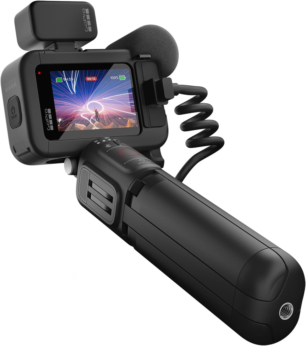 GoPro HERO12 Black Creator Edition - Includes HERO12 Black , Volta (Battery Grip, Tripod, Remote), Media Mod, Light Mod, Enduro Battery, and Carrying Case-3