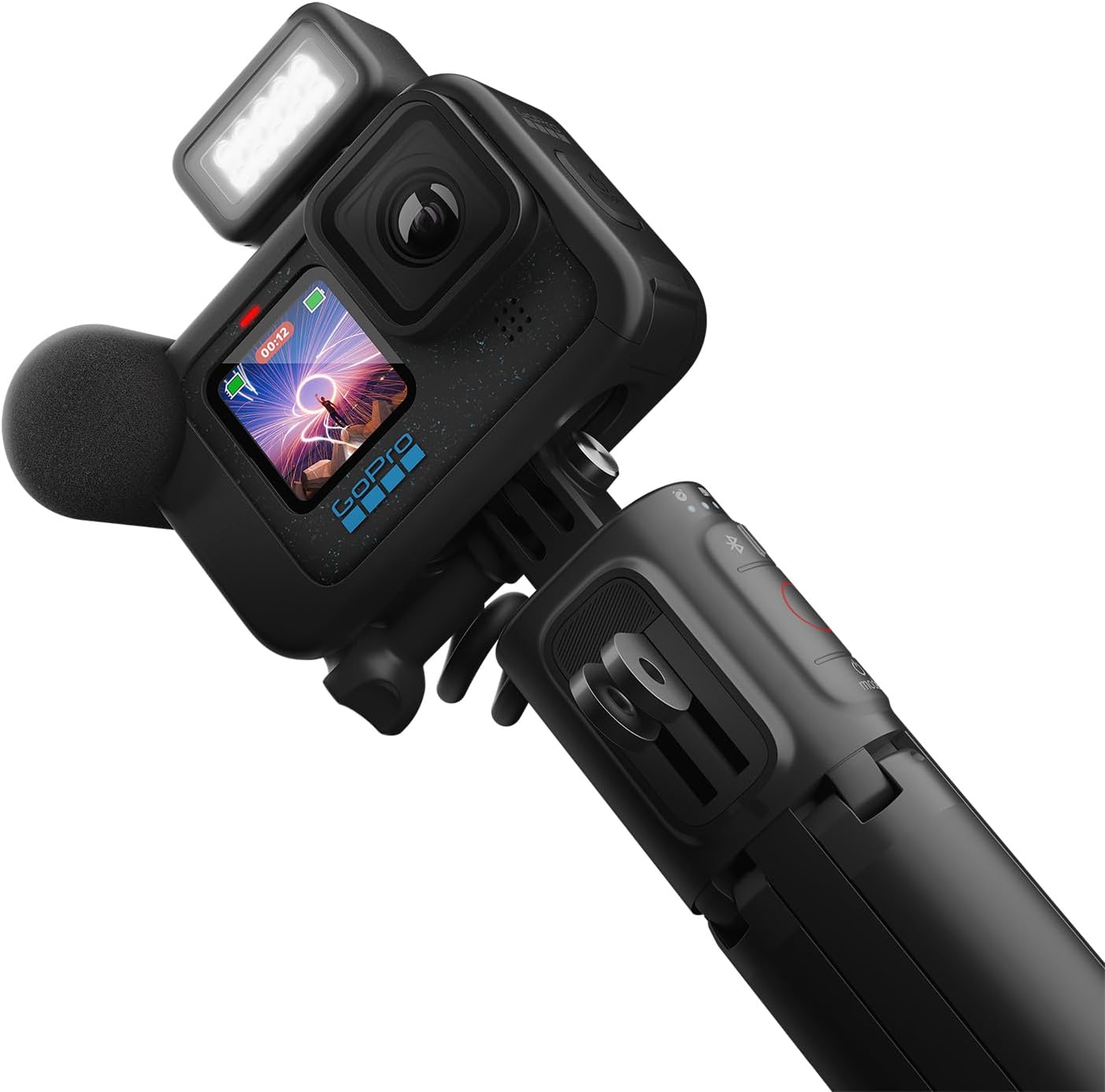 GoPro HERO12 Black Creator Edition - Includes HERO12 Black , Volta (Battery Grip, Tripod, Remote), Media Mod, Light Mod, Enduro Battery, and Carrying Case-4