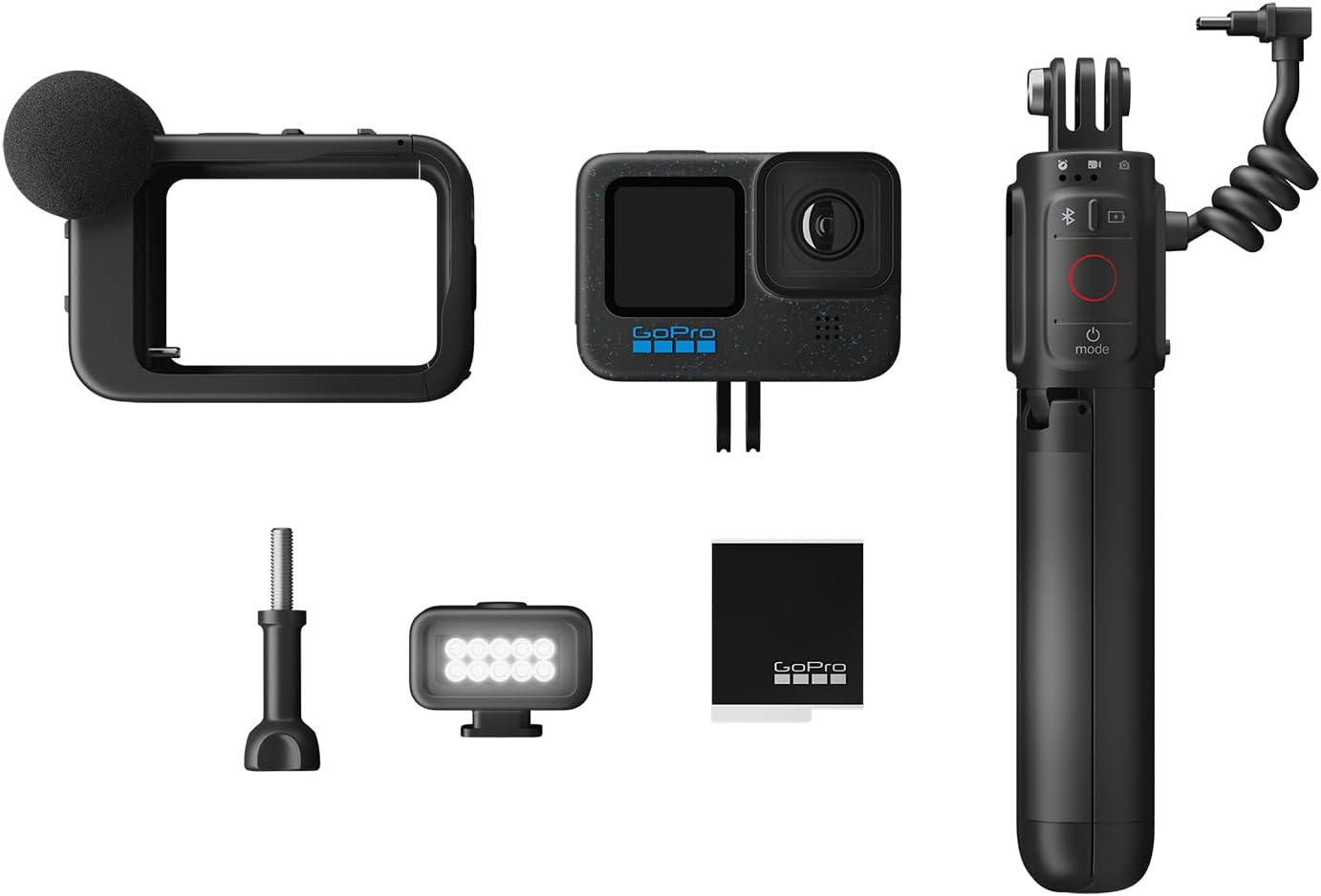 GoPro HERO12 Black Creator Edition - Includes HERO12 Black , Volta (Battery Grip, Tripod, Remote), Media Mod, Light Mod, Enduro Battery, and Carrying Case-5