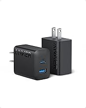 Anker iPhone 16 Charger, USB C Charger, 2-Pack 20W Dual Port USB Fast Wall Charger, USB C Charger Block for iPhone 16/16 Pro/16 Pro Max/15/14/13, Pad Pro/AirPods and More(Cable Not Included)