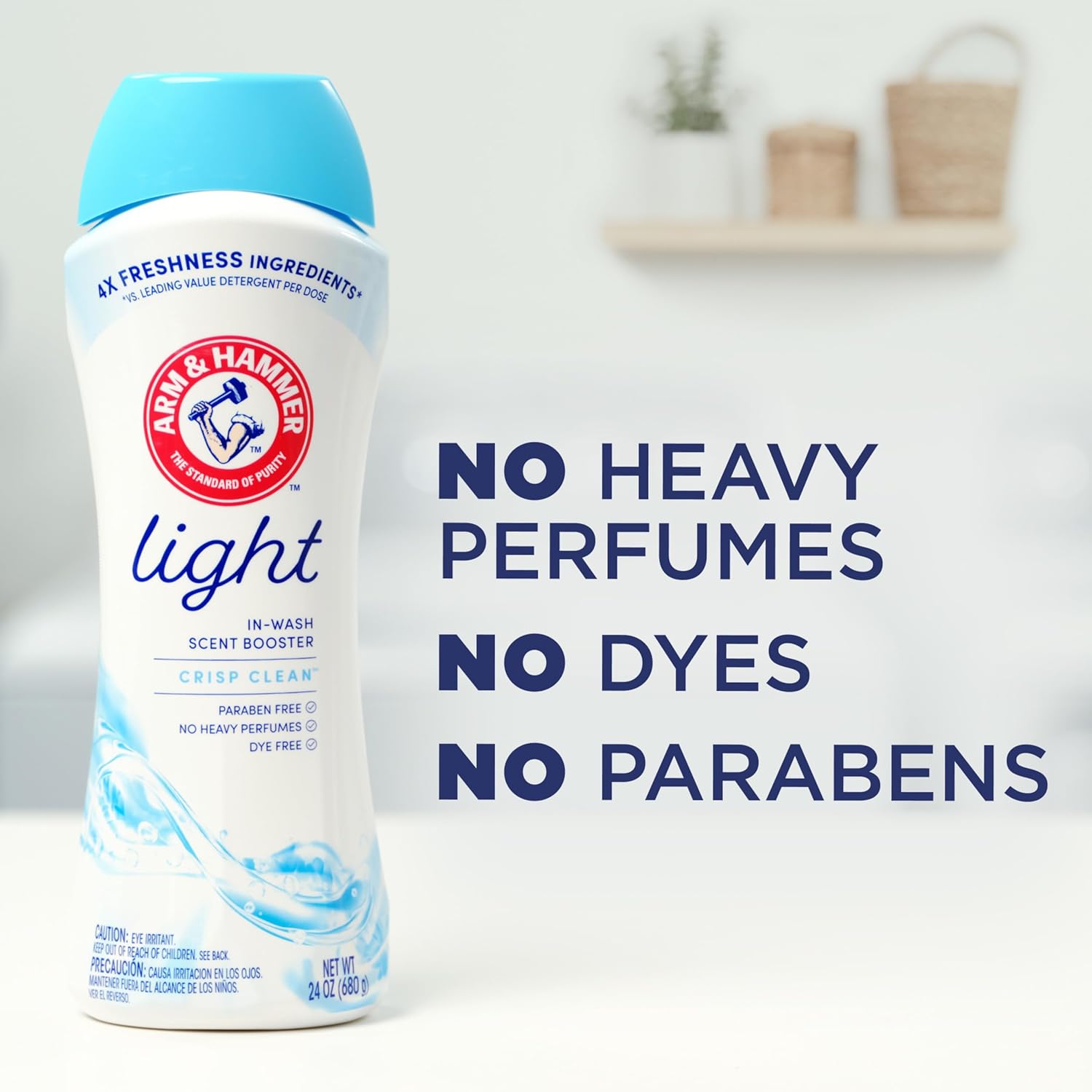 Arm & Hammer Light In-Wash Scent Booster Crisp Clean 24oz-2