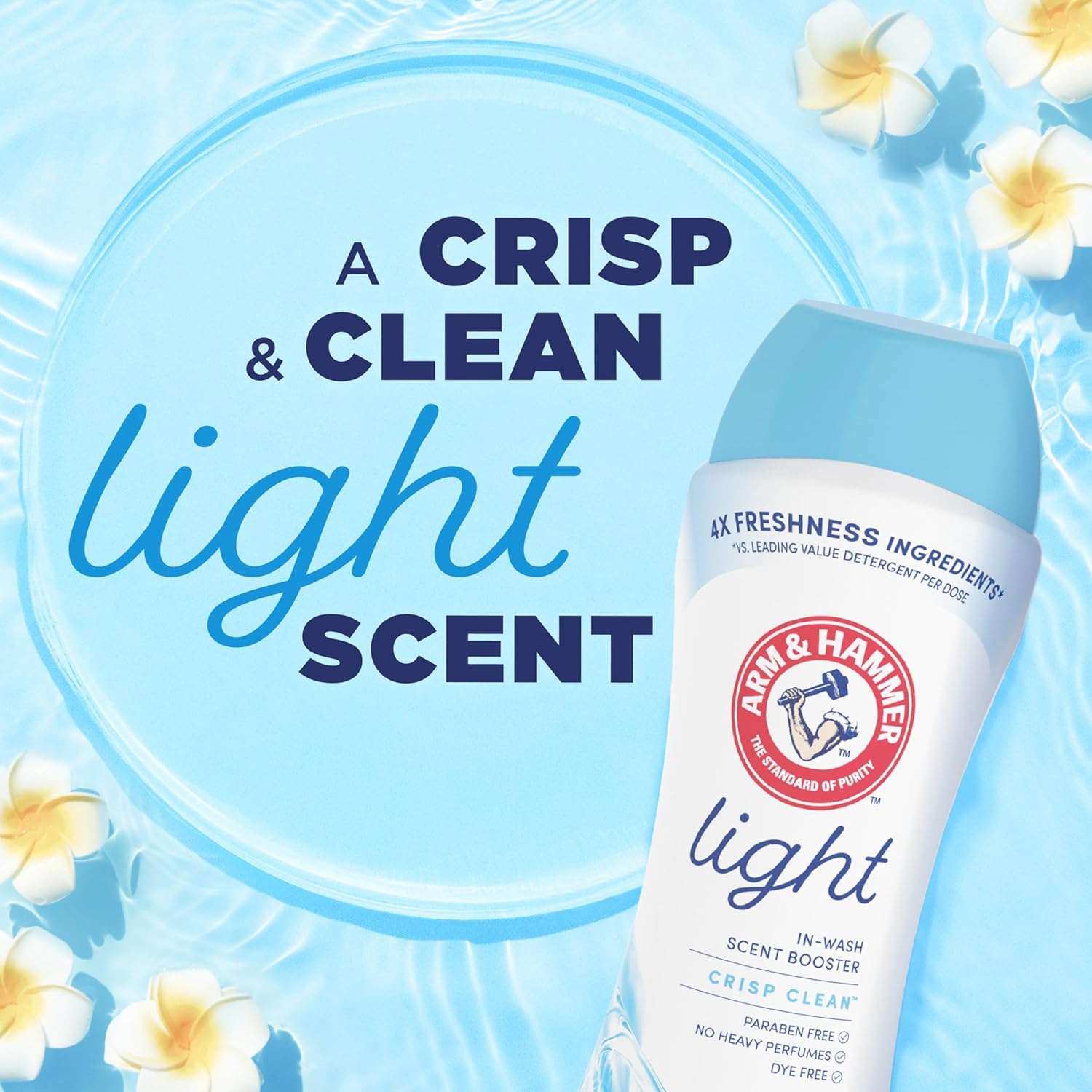 Arm & Hammer Light In-Wash Scent Booster Crisp Clean 24oz-4