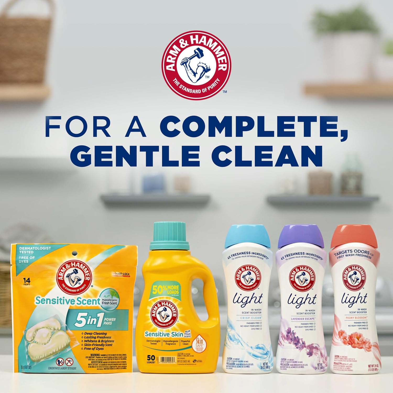 Arm & Hammer Light In-Wash Scent Booster Crisp Clean 24oz-9