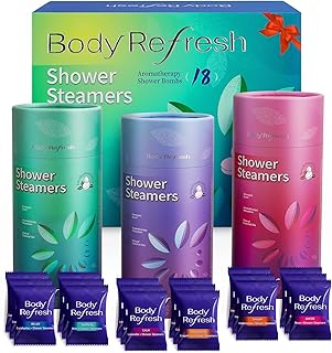 Shower Steamers Aromatherapy - Birthday Gifts for Women, 18 Pack Shower Bombs with Essential Oils, Personal Self Care Gifts for Women and Men, Gifts for Her, Mom Birthday Gifts