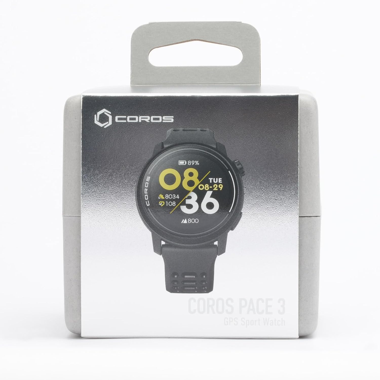 COROS PACE 3 Sport Watch GPS, Lightweight and Comfort, 17 Days Battery Life, Dual-Frequency GPS, Heart Rate, Navigation, Sleep Track, Training Plan, Run, Bike, and Ski (Black Silicone)-8