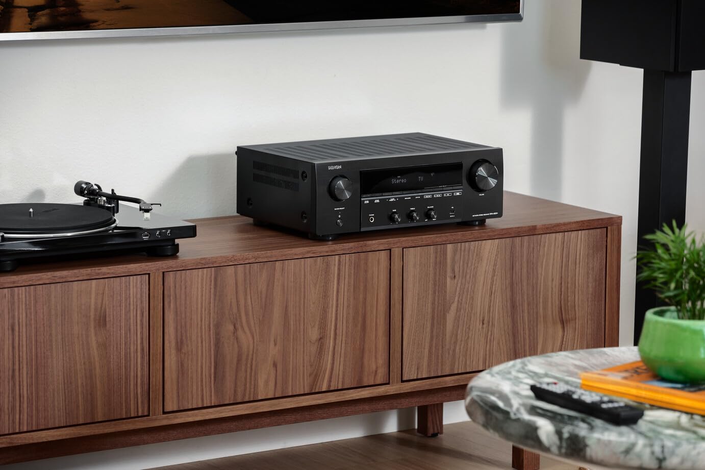 Denon Receiver DRA-900H - 2-Channel Stereo Network Receiver - 100W/Ch. Hi-Fi Amplification, Built-in HEOS, HDCP 2.3 Processing with ARC/eARC Support, Dolby Vision, HLG, Dynamic HDR-6