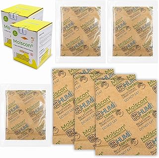 Wisesorb 30 Pack 62% RH 8 Gram Two-Way Humidity Control Packs for Storing 1 oz, Size 8 Moisture Control Packets Individually Wrapped