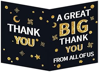 HOMANGA Large Thank You Card, 13.8 x 21.6 Inch Jumbo Thank You Card, A Great Big Thank You Card with Envelope, Giant Appreciation Greeting Card, Huge Gratitude Thank You Card for Boss, Teacher, Couch