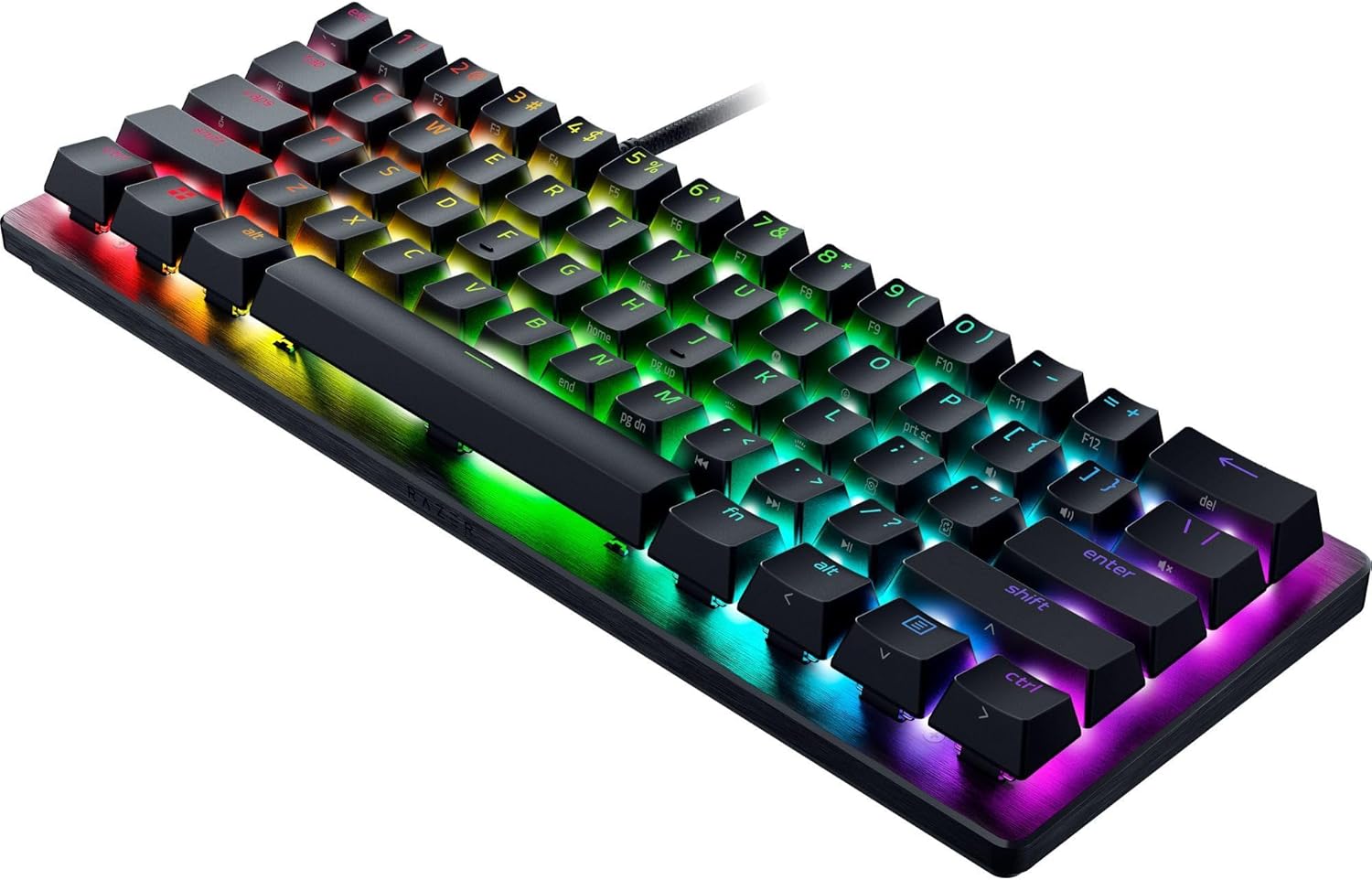 Razer Huntsman V3 Pro Mini 60% Esports Gaming Keyboard: Analog Optical Switches - Razer Snap Tap - Rapid Trigger - Adjustable Actuation - Dual-Purpose Mod Keys - Doubleshot PBT Keycaps - Black-10