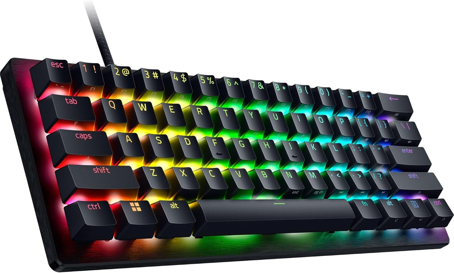 Razer Huntsman V3 Pro Mini 60% Esports Gaming Keyboard: Analog Optical Switches - Razer Snap Tap - Rapid Trigger - Adjustable Actuation - Dual-Purpose Mod Keys - Doubleshot PBT Keycaps - Black-11