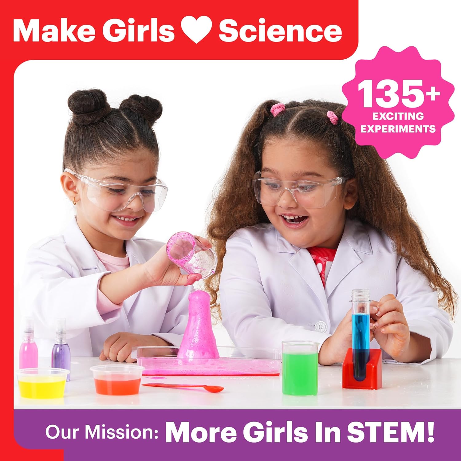 Doctor Jupiter Girls Science Kit for Kids Ages 8-10-12-14 | Birthday Gift Ideas for 8,9,10,11,12 Year Old Girls| 6-8 Experiments of Different Sciences| STEM Learning & Educational Toys-1