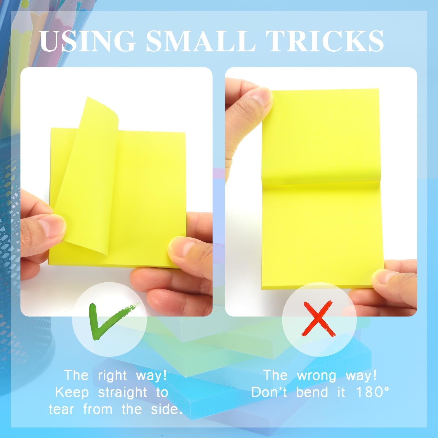 Early Buy 16 Pads Sticky Notes 8 Bright Color Self-Stick Notes 3 in x 3 in, 60 Sheets/Pad-4