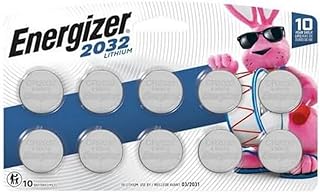 Energizer 2032 Batteries (10 Pack), 3V Lithium Coin Batteries [Compatible with Apple AirTag, Key Fobs, and All CR2032 Compatible Devices]