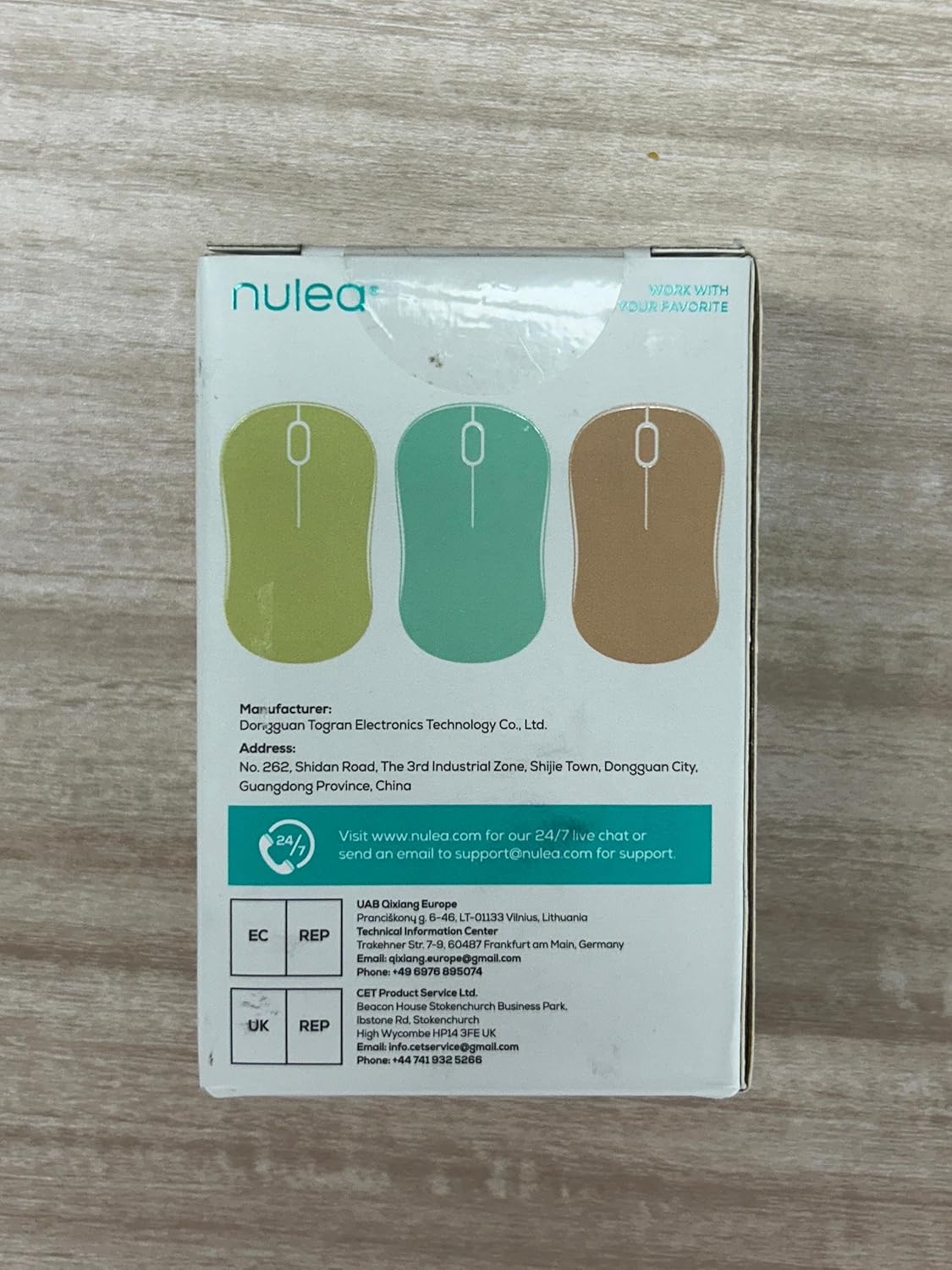 Nulea Wireless Bluetooth Mouse, Dual Mode Connectivity (Bluetooth 5.0 & 2.4G USB) Computer Mouse, Sleek, Portable, Compact Design in 10 Colors for iPad, Laptop & PC Use (Black)-10