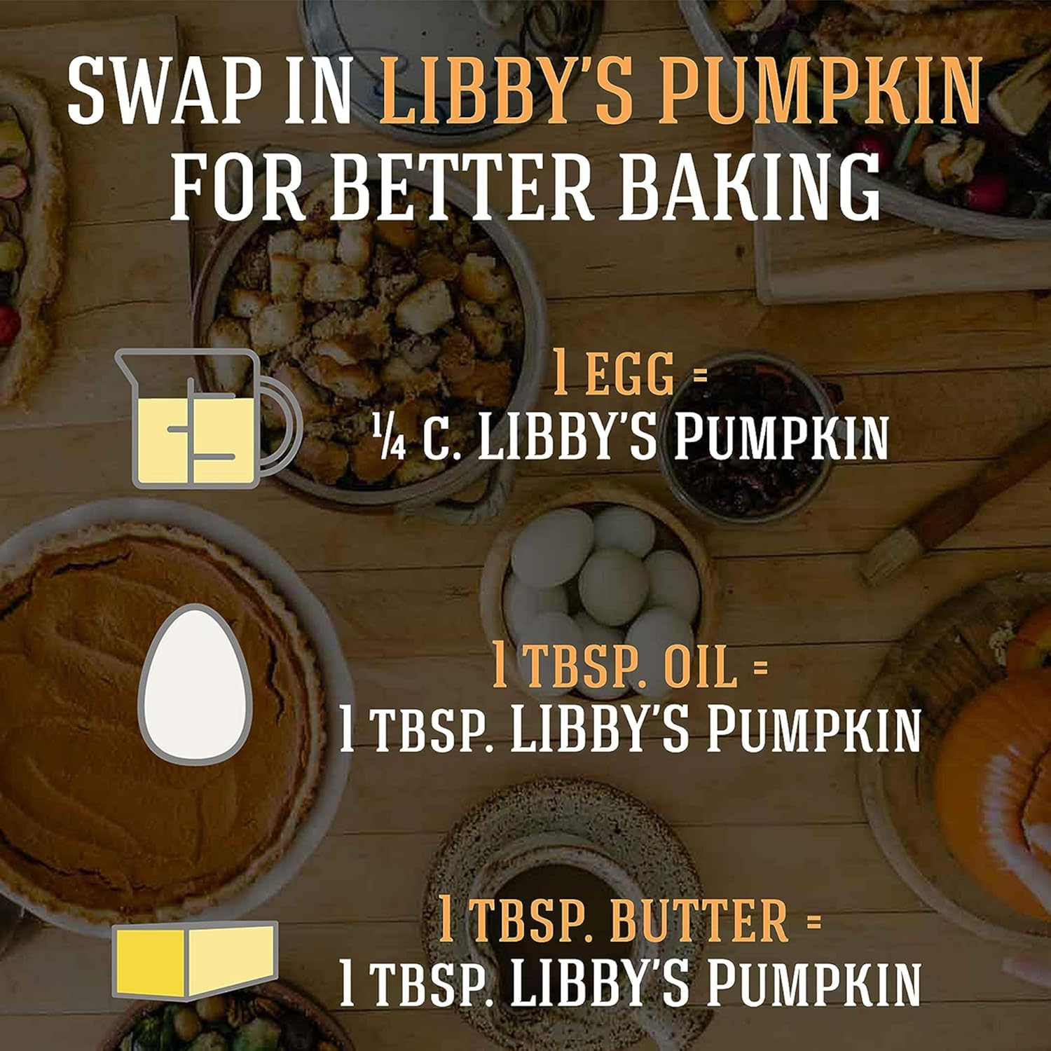 Libby's Pure Pumpkin, Gluten Free, Non-GMO, Superfood, 15 oz Can (Pack of 3) with By The Cup Pie Slicer-4