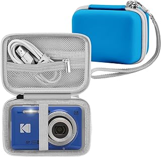 Leayjeen Digital Camera Case Compatible with KODAK/KuaJingKing/Polaroid/Saneen/VJIANGER/BEVLXNIV FHD 1080P 44MP Point Digital Camera,Compact Digital Camera for Teens and Kids-Blue(Case Only)