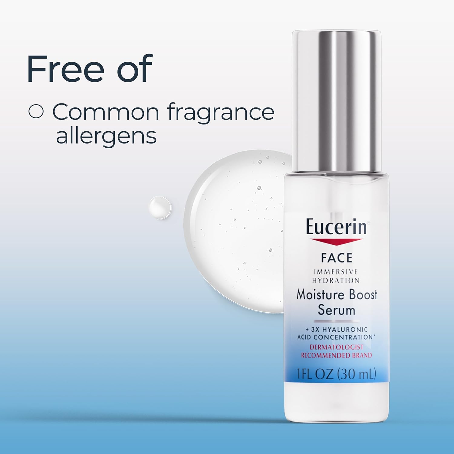 Eucerin Face Immersive Hydration Moisture Boost Face Serum, Ultra-Lightweight Hyaluronic Acid Serum Smooths Fine Lines and Wrinkles, 1 Fl Oz Bottle-5