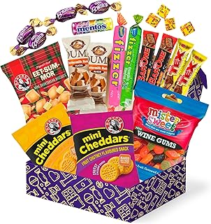 Treats from Home Mini International Exotic Snack Box Variety Pack, 21 Pieces of Premium Foreign Rare Snack Food Gifts, Mystery Box of Snacks, African Snacks for Adults and Kids