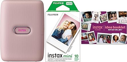 Fujifilm Instax Mini Link Pink Printer Bundle