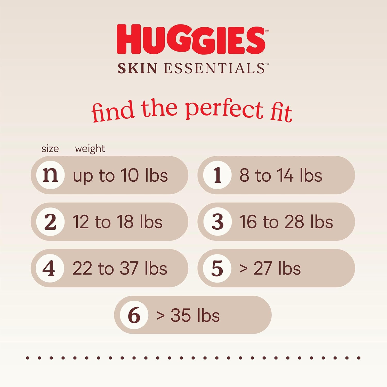 Huggies Size 1 Diapers, Skin Essentials Baby Diapers, Size 1 (8-14 lbs), 32 Count-6