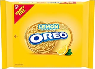 Oreo Lemon Creme Sandwich Cookies, Party Size, 24.95 oz