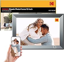 KODAK Digital Photo Frame 10.1 inch with WiFi, WiFi Electronic Frame with 32GB Storage,1280 * 800 HD IPS Touch Screen, Auto-Rotate, Share Photos and Videos, for Women