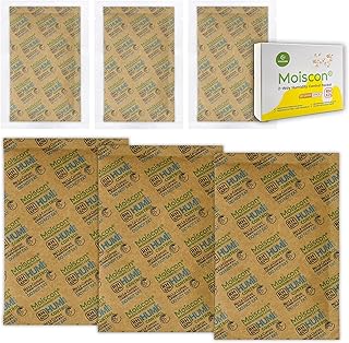 Wisesorb 62% Two-Way Humidity Control Packs, 67 Gram 5 Pack for Storing 1 lb, Size 67 Moisture Control Packets Individually Wrapped, Humidifier Packs for Storage Containers