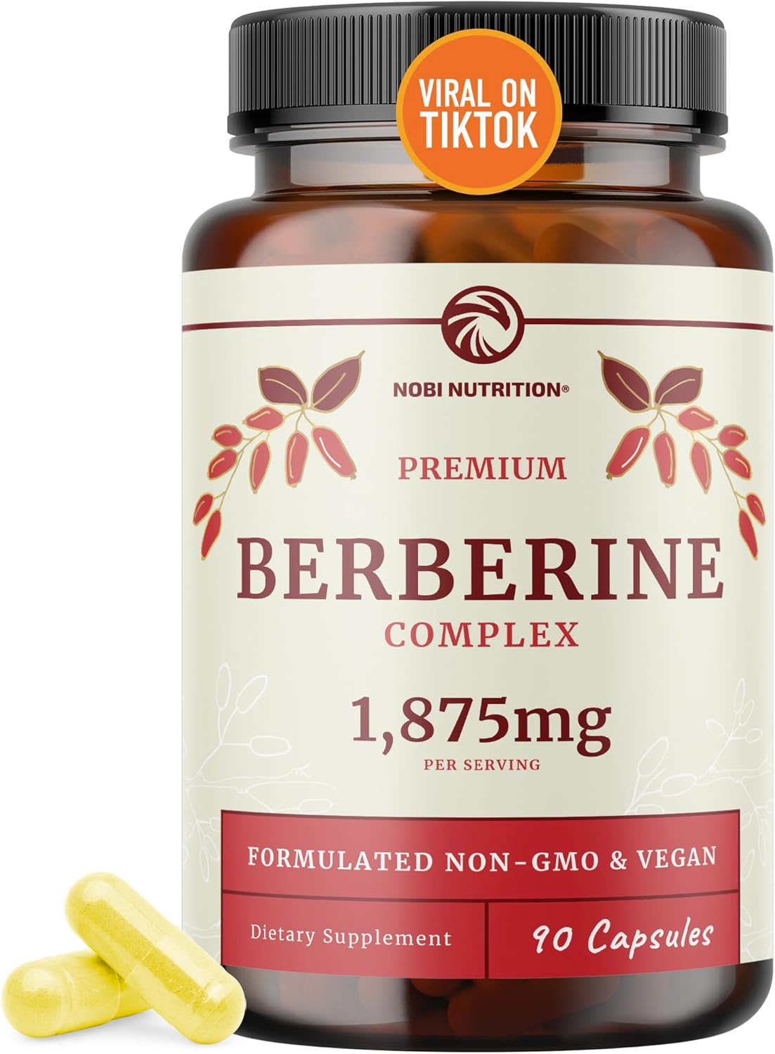 Berberine HCL 1500mg for Weight Management & Glucose Metabolism Support | Botanical Keto Inducing Berberine Supplement for Thermogenic Targeted Body Toning | with Bitter Melon & Banaba | 90ct-0