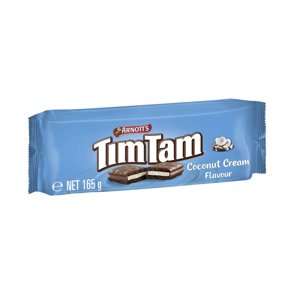 Tim Tam Chocolate Biscuits Coconut Cream | 165g - Made in Australia-0