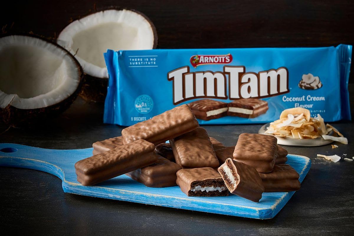 Tim Tam Chocolate Biscuits Coconut Cream | 165g - Made in Australia-4