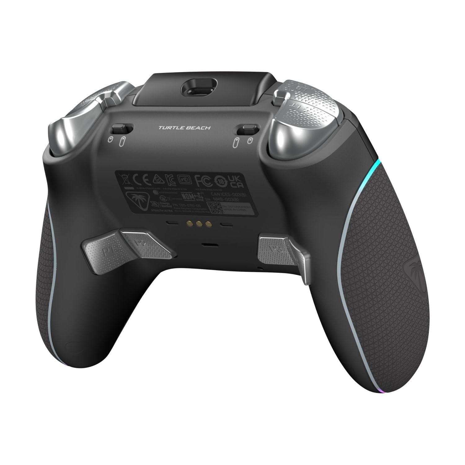 Turtle Beach Stealth Ultra High-Performance Wireless Gaming Controller Licensed for Xbox Series X|S, Xbox One, Windows PC & Android – LED Dashboard, Charge Dock, RGB Lighting, 30-Hr Battery, Bluetooth-3