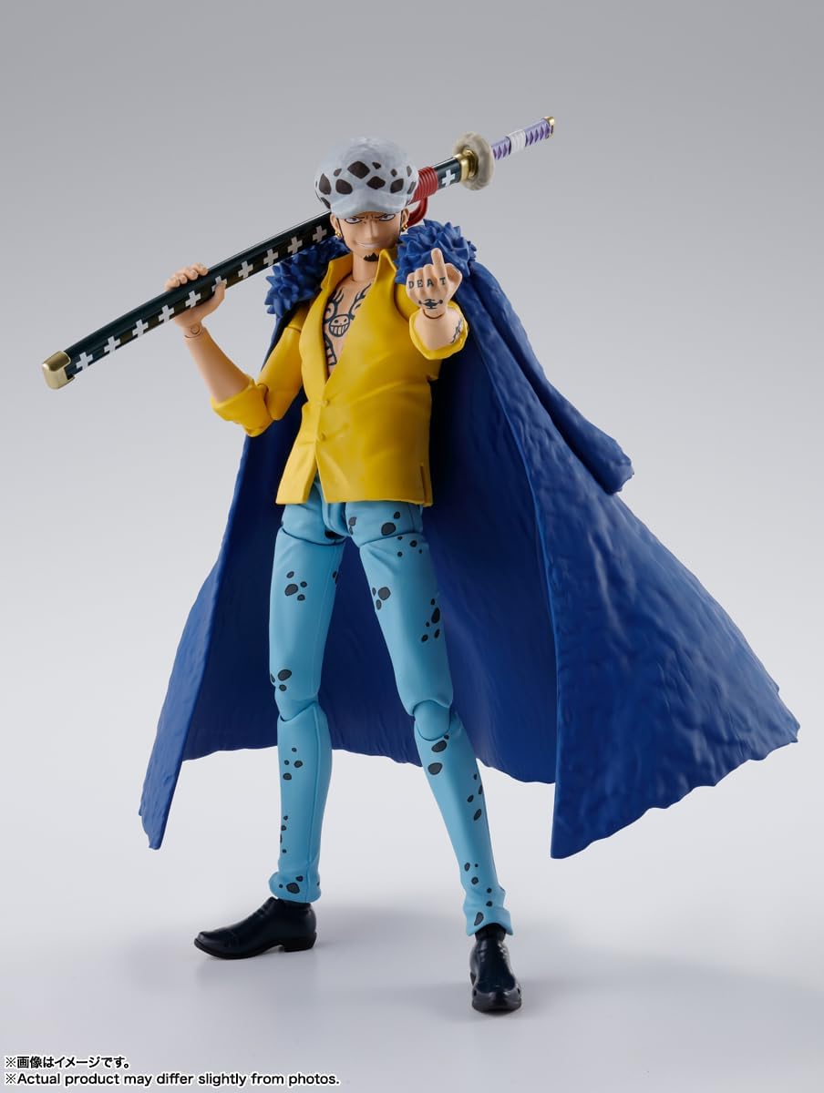 TAMASHII NATIONS - One Piece - Trafalgar Law -The Raid on Onigashima-, Bandai Spirits S.H.Figuarts Action Figure-2