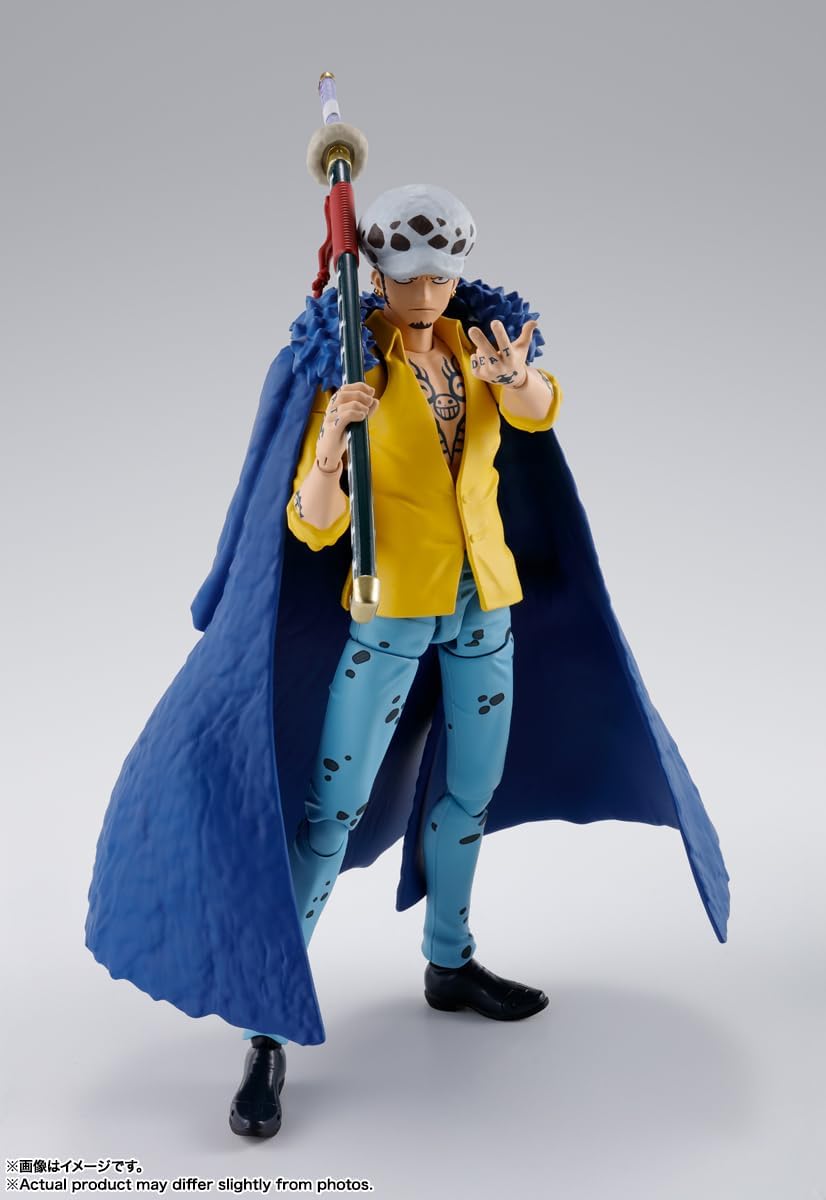 TAMASHII NATIONS - One Piece - Trafalgar Law -The Raid on Onigashima-, Bandai Spirits S.H.Figuarts Action Figure-3