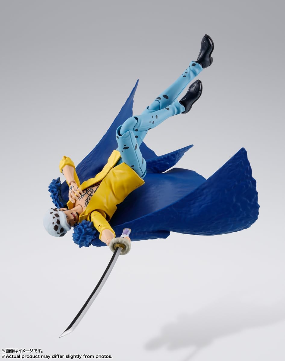 TAMASHII NATIONS - One Piece - Trafalgar Law -The Raid on Onigashima-, Bandai Spirits S.H.Figuarts Action Figure-5