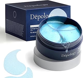 depology Replenish & Repair Under Eye Patches for Puffy Eyes, Wrinkles (60 Patches) | Hydrating with Ceramides and Hyaluronic Acid for All Skin Types | Botanical Extracts Eye Gel Pads 2.96 fl oz