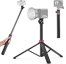 ULANZI MT-79 Extendable Tripod Aluminum, 81" Portable Adjustable Light Stand with 1/4" Screw, 360° Ball Head Camera Phone Tripod for Camera Video Light Smartphone, Lightweight for Travel