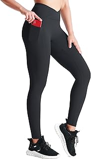 CADMUS High Waisted Workout Leggings for Women, Tummy Control Yoga Pants with Pockets,2 or 3 Pack