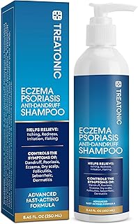 Eczema Shampoo Psoriasis Shampoo: Seborrheic Dermatitis Shampoo - Scalp psoriasis Treatment - Folliculitis Shampoo