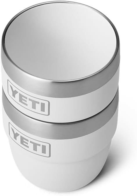 YETI Rambler 4 oz Stackable Cup, Stainless Steel, Vacuum Insulated Espresso/Coffee Cup, 2 Pack-6