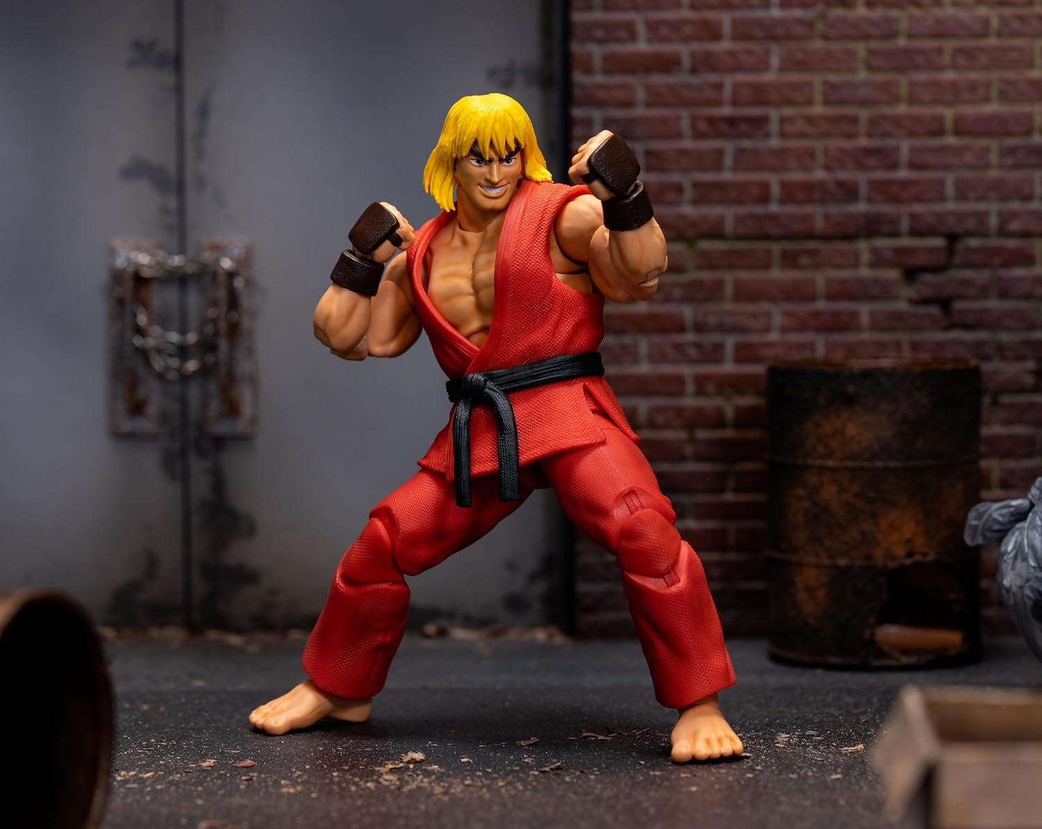 Street Fighter II 6" Ken Figure Action Figure, Toys for Kids and Adults-5