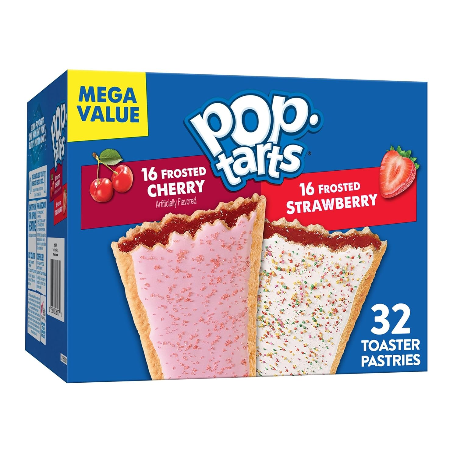 Pop-Tarts Toaster Pastries, Breakfast Foods, Kids Snacks, Variety Pack, 54.1oz Box (32 Pop-Tarts)-0