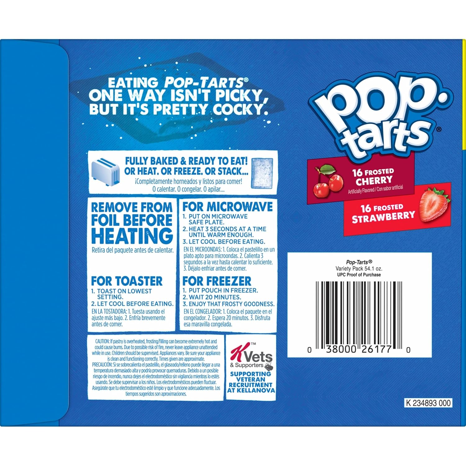 Pop-Tarts Toaster Pastries, Breakfast Foods, Kids Snacks, Variety Pack, 54.1oz Box (32 Pop-Tarts)-8