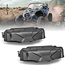 UTV Windshield Vent Self Install Kit, 2pcs Windscreen Ventilation Defrost Defog Accessories for Hard Coated Polycarbonate Windshields, Compatible with Can Am Maverick X3