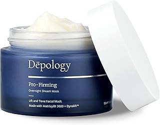 depology Pro-Firming MATRIXYL® 3000 + DYNALIFT™ Night Mask, Rich Cream-Mask Hybrid Formula, Face Moisturizing Mask that Targets Signs of Aging 1.69 fl.Oz